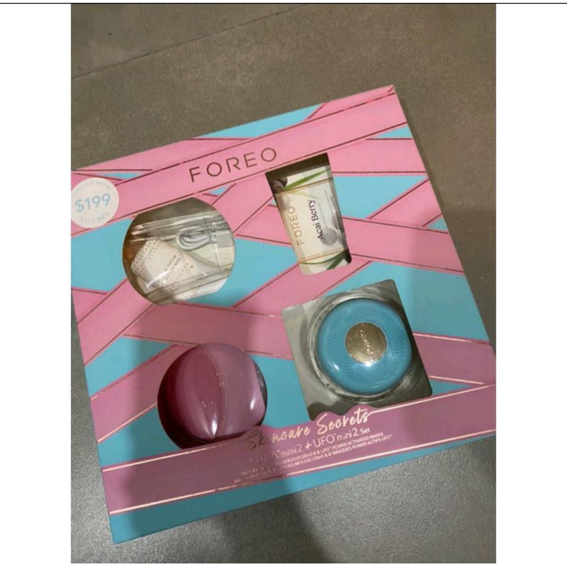 foreo luna mini 2 set dan ufo 2 set baru ya bukan preloved