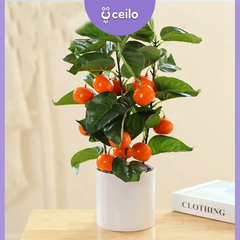 CEILO Tanaman Buah Artificial | Buah Artificial | Tanaman Buah Imitasi | Fruit Tree Artificial | Bua