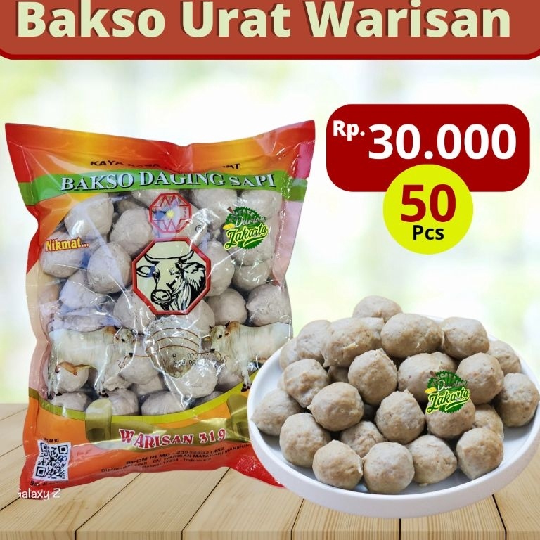 

JKQ131 Stok terbaru bakso warisan isi 5pc