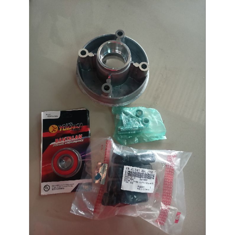 PAKET NAP GIR KHARISMA REVO 100 SUPRA X 125//PANEL GEAR BELAKANG// DUDUKAN GEAR SET+LAHER/BEARING +K