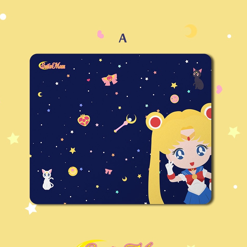 FEA923 C6369 Feragatha Ready Stock Custom Gaming Mousepad Antislip Kartun Sailor Moon Jepang Mousepa