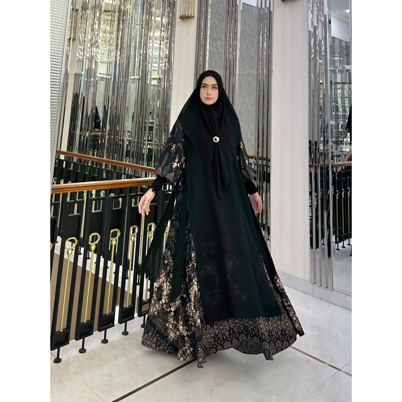 GAMIS NINONA VIO SET HIJAB | DRESS SET HIJAB CERUTY | GAMIS SET HIJAB WANITA TERBARU | DRESS SET HIJ