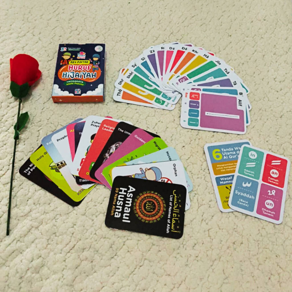 Flash Card Islami Pertamaku 3+ Aku Pintar Huruf Hijaiyah Learn & Play