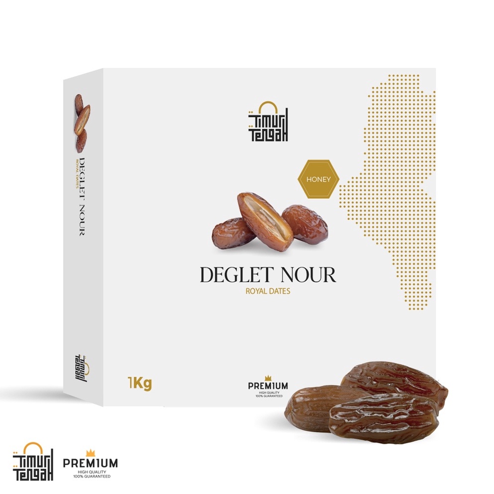 

XWV485 Terbaru Timur Tengah Kurma Tunisia Madu 1kg Deglet Noor Honey Premium Original High Quality