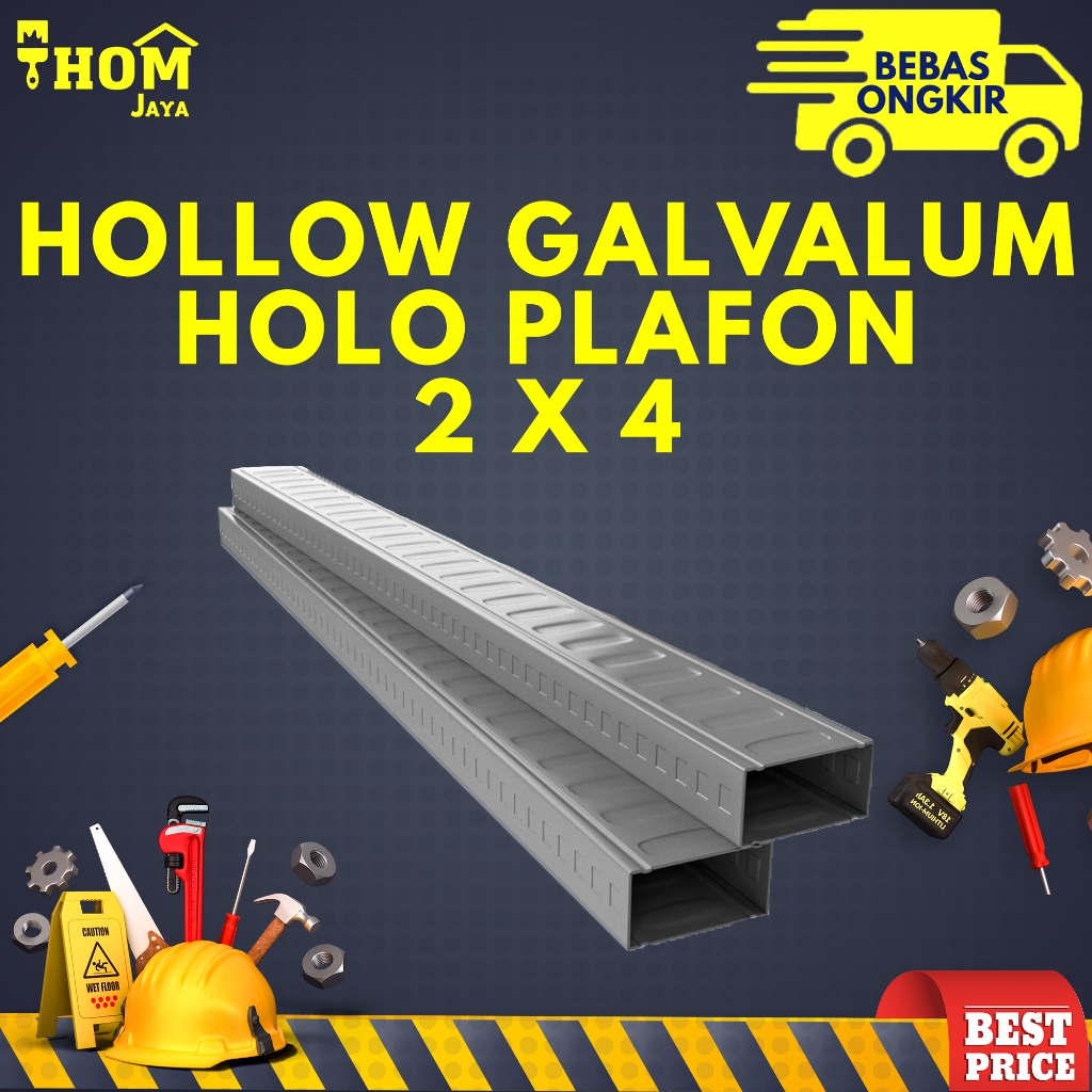 HOLLOW GALVALUM / HOLO PLAFON / HOLO GIPSUM - 2 X 4