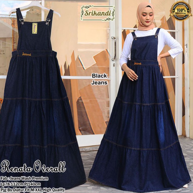 ART O35A overal wash jumbo wanita dress jumbo BAJU KODOK JUMBO