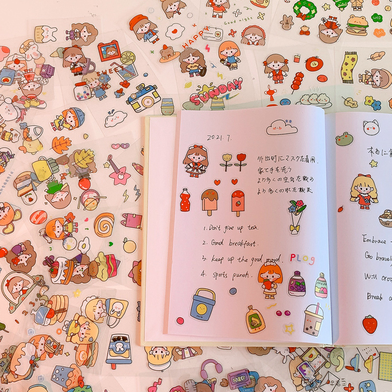 

MOMO STIKER KOREA PER LEMBAR GROSIR TERMURAH STICKER DECO
