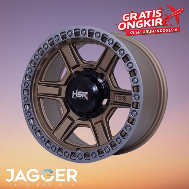 Velg mobil ring 15 hsr xts 01 cocok untuk escudo jimny taft feroza