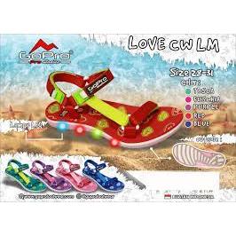 SANDAL ANAK SANDAL GUNUNG WANITA ANAK LED Size 28-31 GoPro Girl Sendal Gunung Perempuan SandalGunung