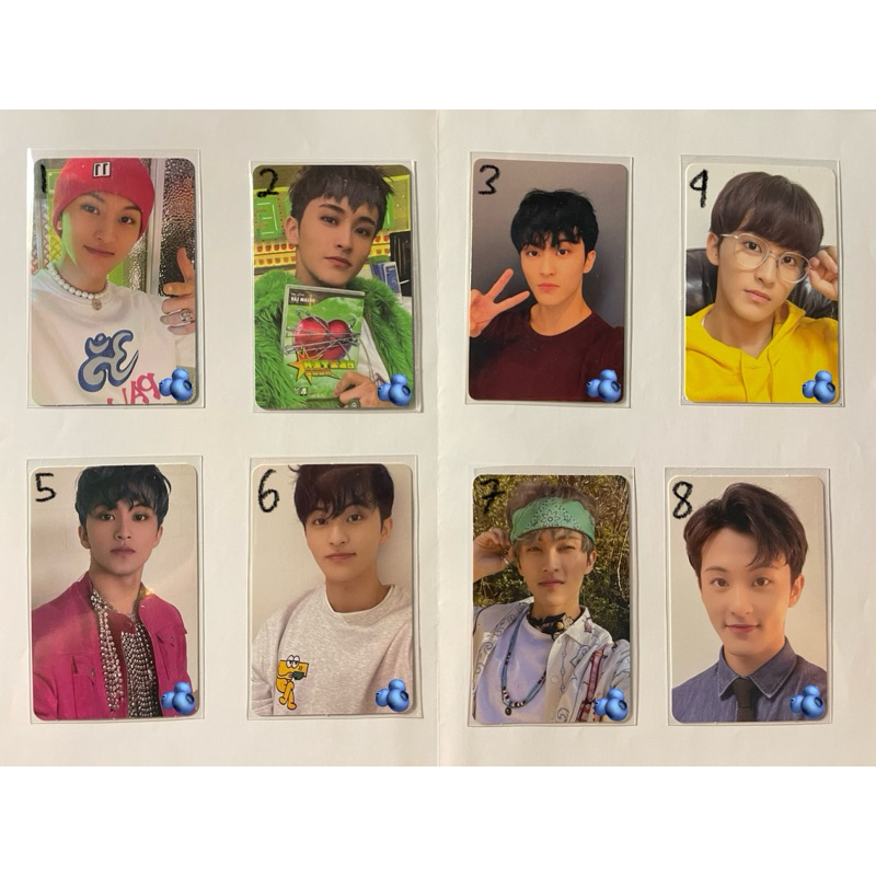 NCT 127 NCT Dream Mark pc poca photocard official (2 baddies, NCIT, glitch mode, hello future, cawal