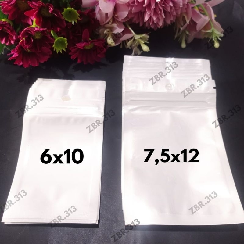 100 Pcs Plastik Ziplock Tebal Plastik Klip