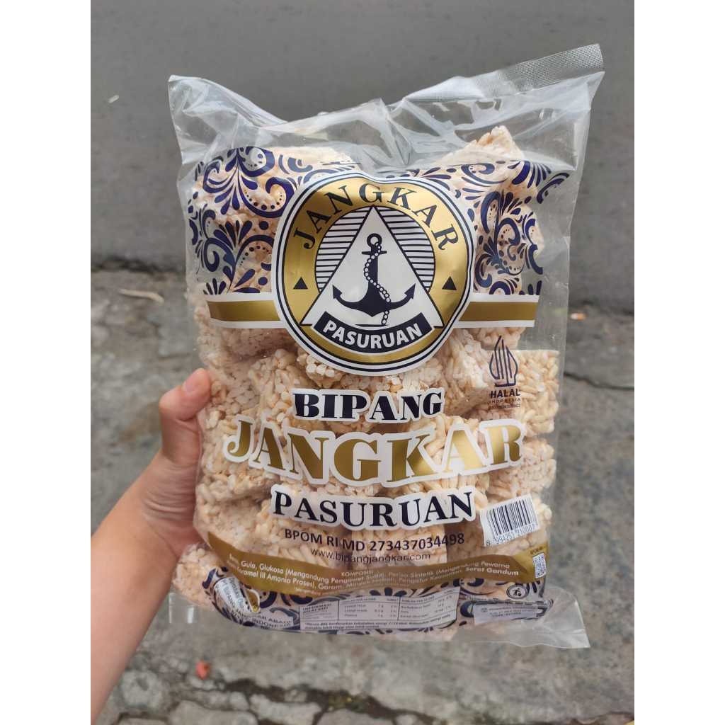 

BIPANG JANGKAR PASURUAN 320GR- jajan-snack-camilan jadul khas jatim Oleh-Oleh Tradisional Khas Pasuruan Jawa Timur