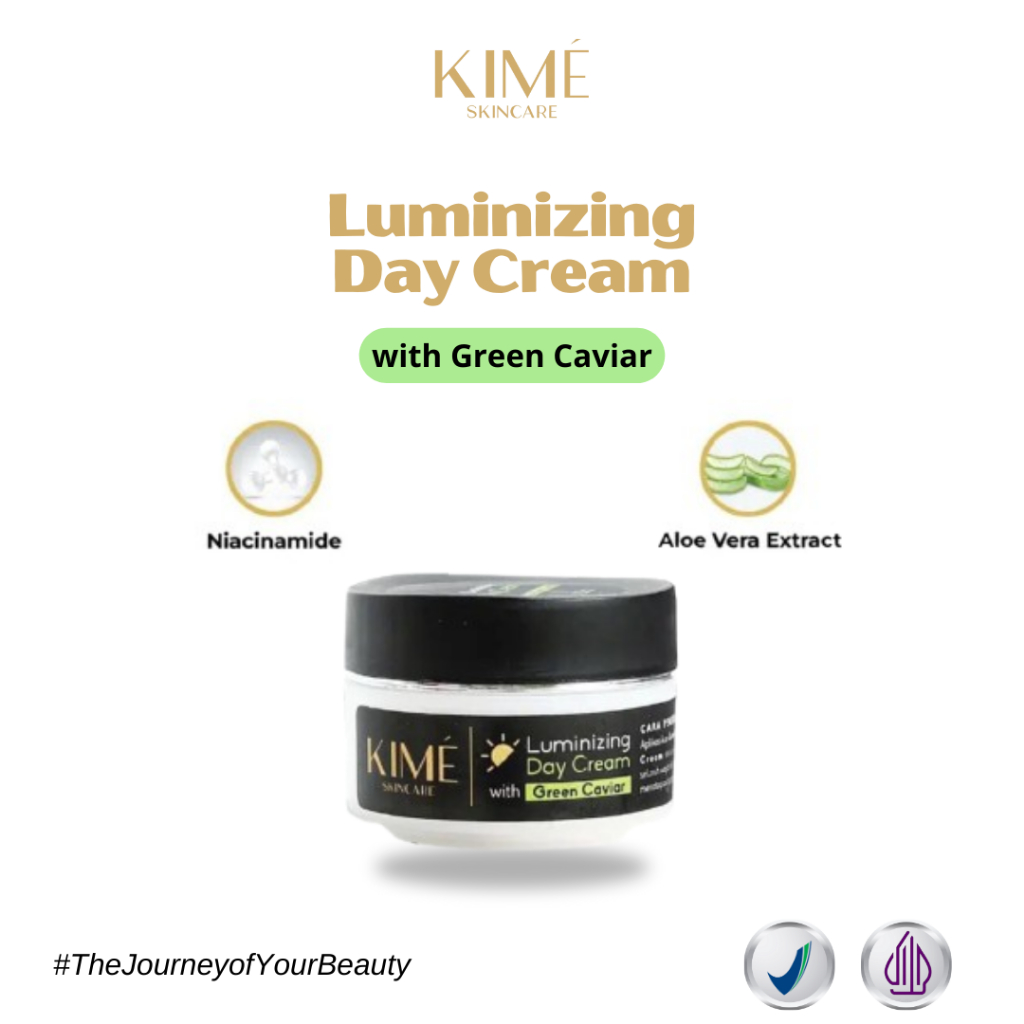 Kime Skincare Luminizing Day Cream - Pelembab Wajah Kime Skincare Krim Siang