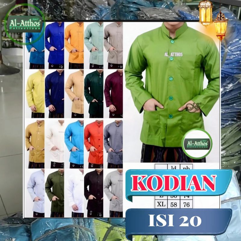 kodian baju muslim koko haibah alatthos