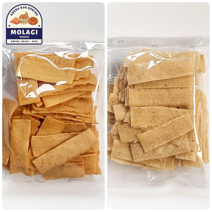 

Singkong Slondok MENTAH (isi 40 pcs) / Kerupuk Singkong Slondok - Molagi Snack