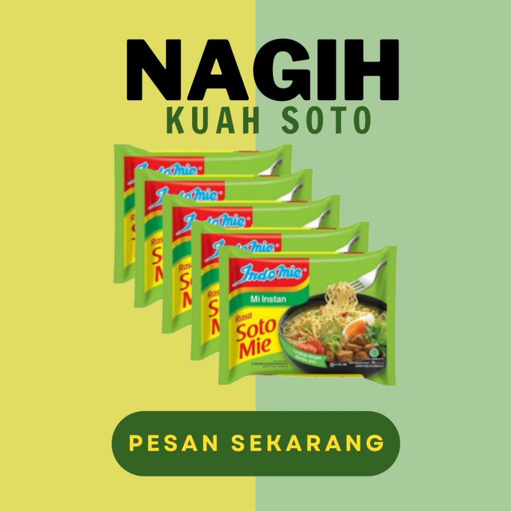 

Indomie Soto 1 DUS 40 PCS