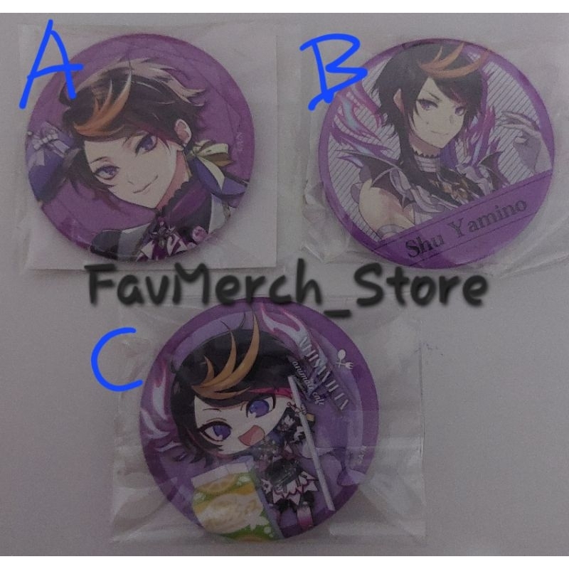 Nijisanji Luxiem Badge - Shu Yamino