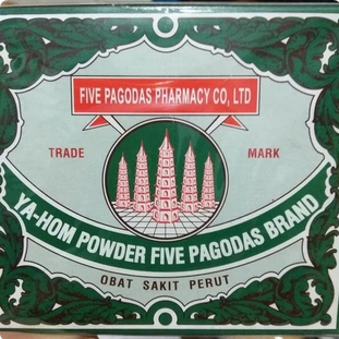 

Ya Hom Powder Five Pagodas Brands (Dus Isi 12) - minuman Sakit Perut