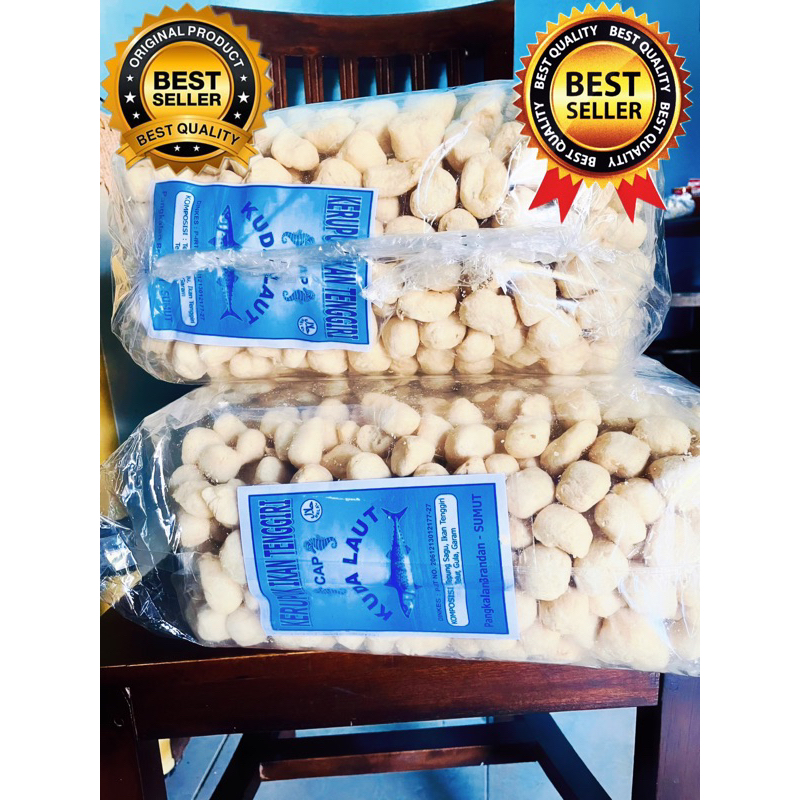 

KERUPUK IKAN TENGGIRI CAP KUDA LAUT ASLI 180gr