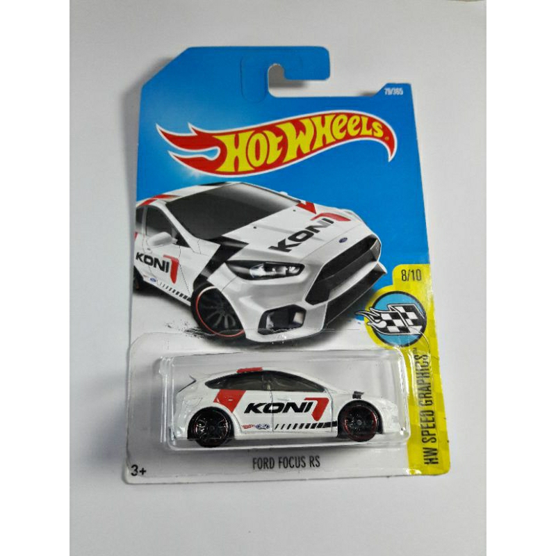 Hot Wheels Ford Focus RS putih