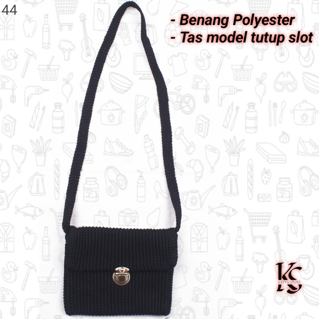 TAS RAJUT SELEMPANG KUNCI SLOT
