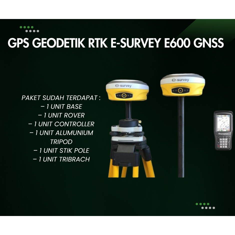 GPS Geodetik RTK E-Survey E600 Gnss / E-Survey E600 RTk GNSS