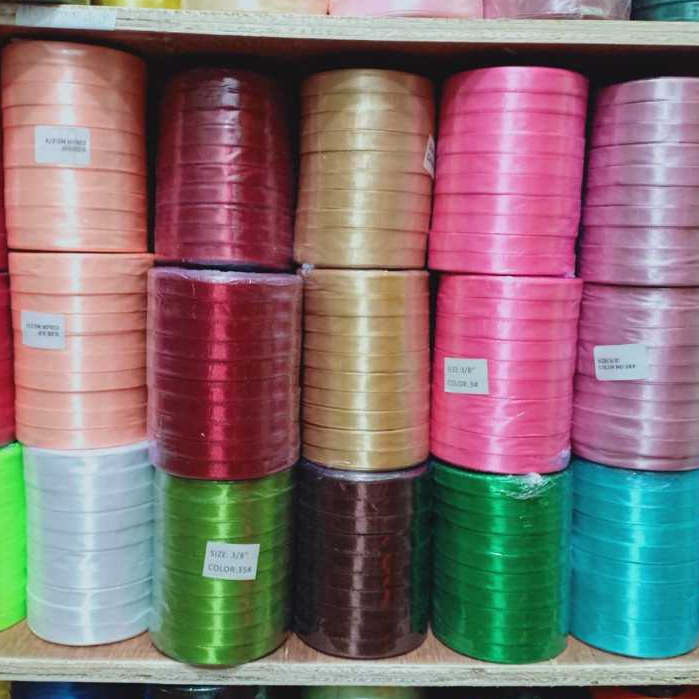 

Pita Satin Premium 3/8 ichi Impor Pita Kado Pita Bucket Buanga Pita Hampers Murah Pita Hias