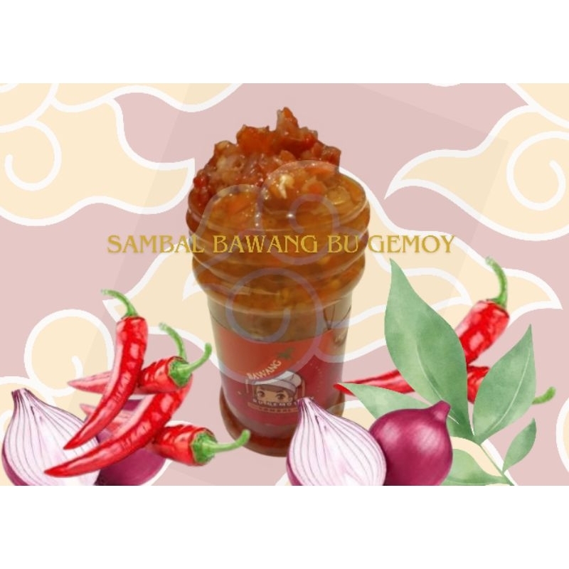 

Sambal Bawang Bu Rudy - Termurah Merk Bu Gemoy Botol 150 ml