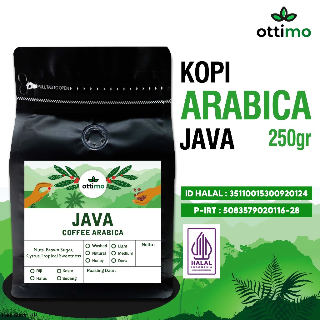 

Ottimo Kopi 250gr / Kopi / Kopi Bubuk / Kopi Hitam / Kopi Arabika / Kopi Arabica / Arabica / Arabika / Biji Kopi Arabika / Biji Kopi Arabica / Arabica Java / Arabika Java