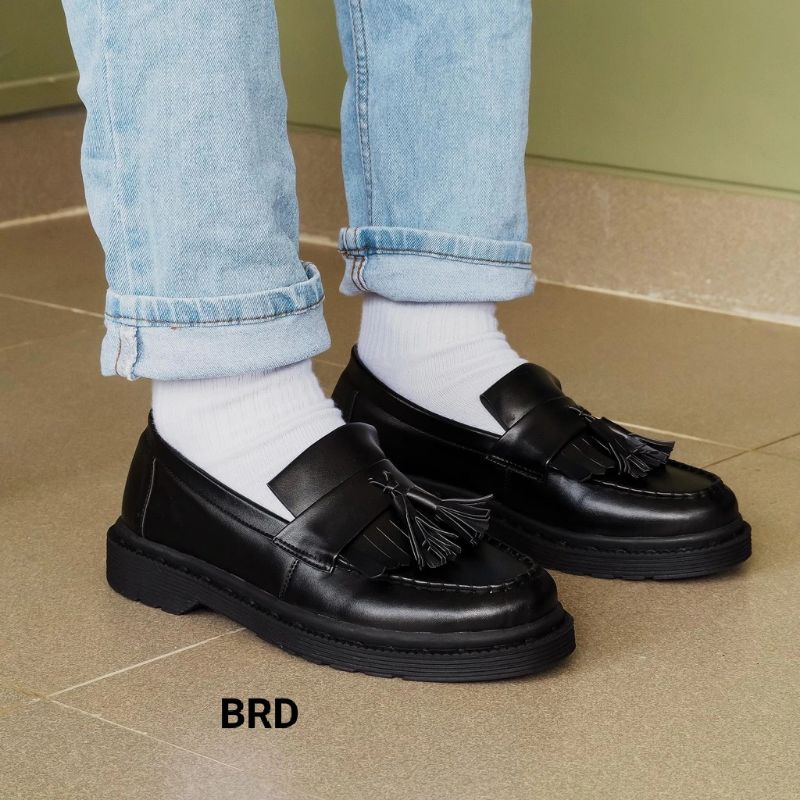 Sepatu Adrian Tassel Full Black Dr Martens,Sepatu Docmart ,Sepatu Formal