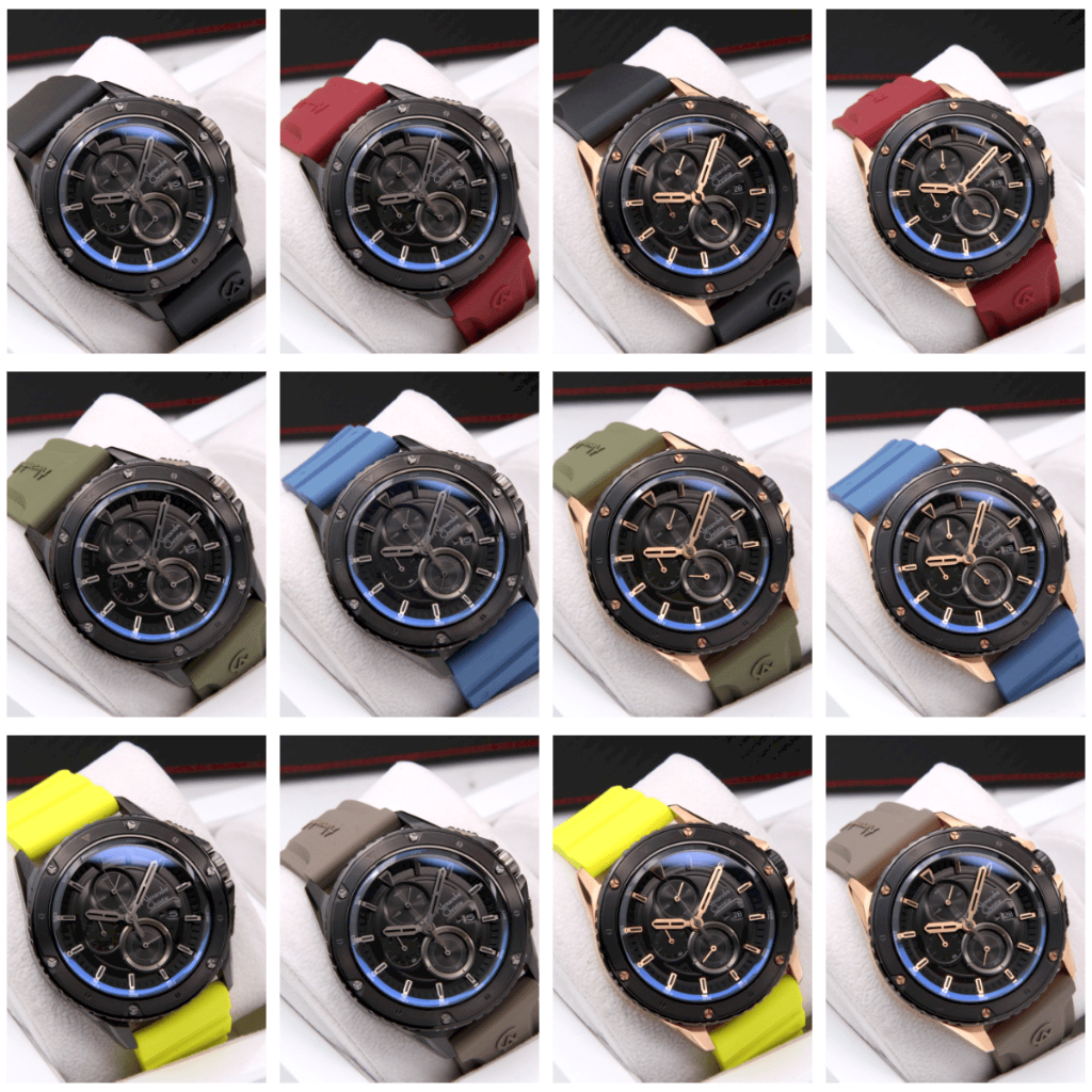 Jam Tangan Pria AC Alexandre Christie 6653 Original - Tali Karet