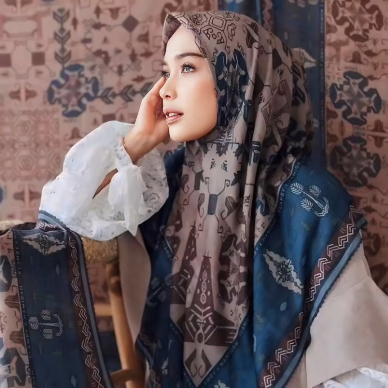 HIJAB MOTIF SUMBA SCARFT BY WEARING KLAMBY KW SUPER PREMIUM / COD NECCASCARFT