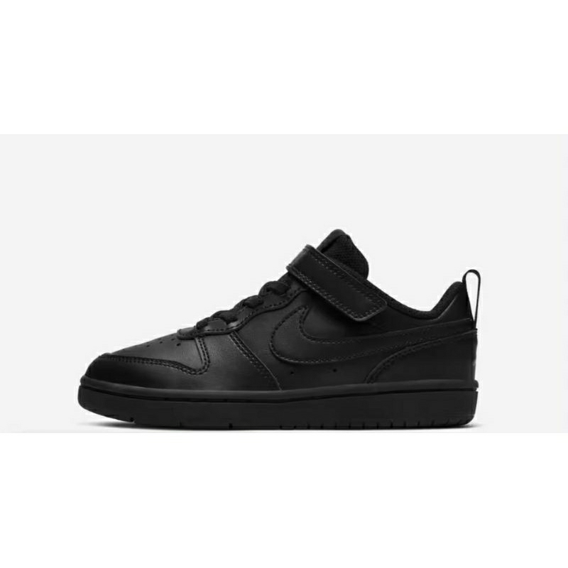 Nike Sepatu Anak-Anak Court Borough Low 2 PSV - Hitam [BQ5451-001] unisex original 100%
