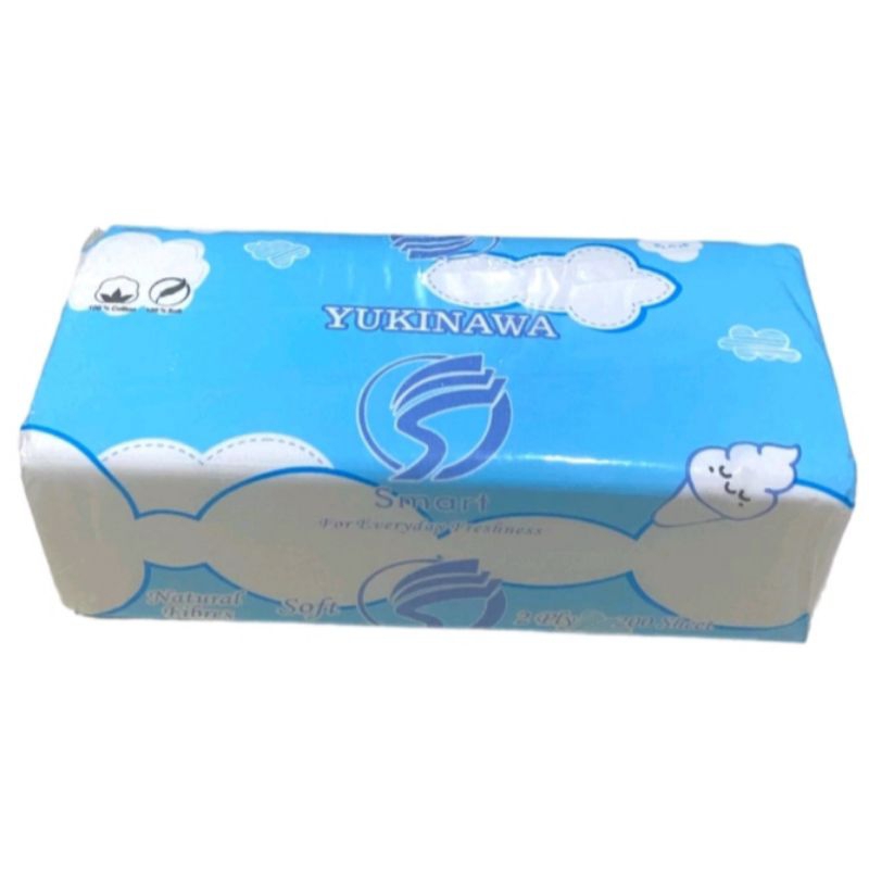 TISSUE FACIAL YUKINAWA 200 SHEET / Tisu Wajah Muka Yukinawa 200 sheet