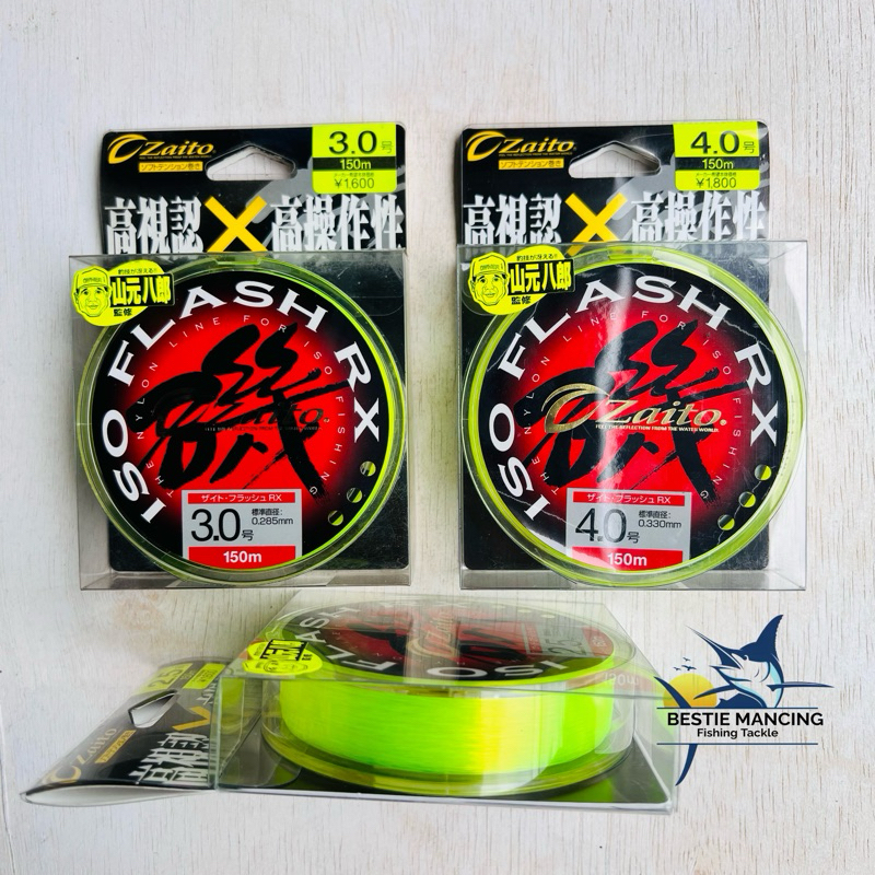 SENAR PANCING OWNER ZAITO ISO FLASH RX 150M-SENAR PANCING SUPER KUAT