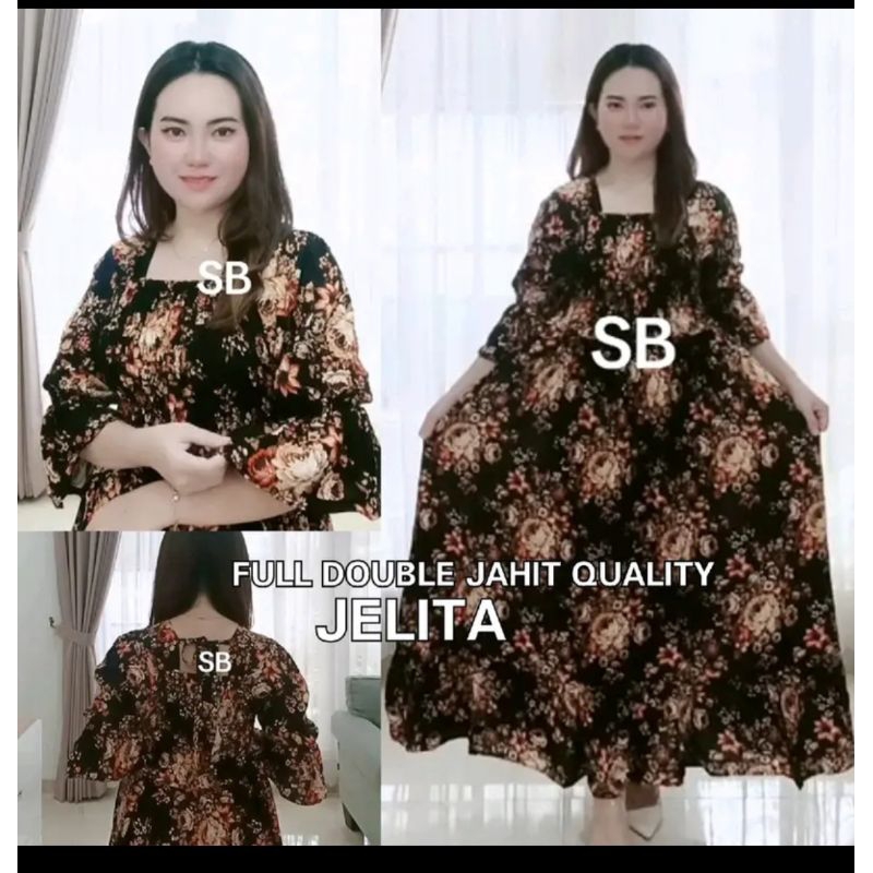 DRESS JELITA  FULL SMOOK