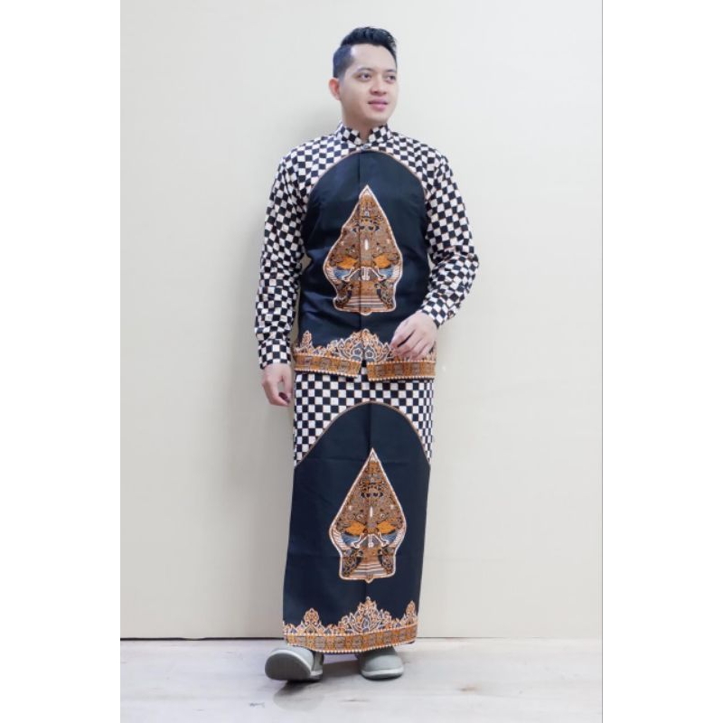 Baju Muslim Koko kemeja batik pria batik solo