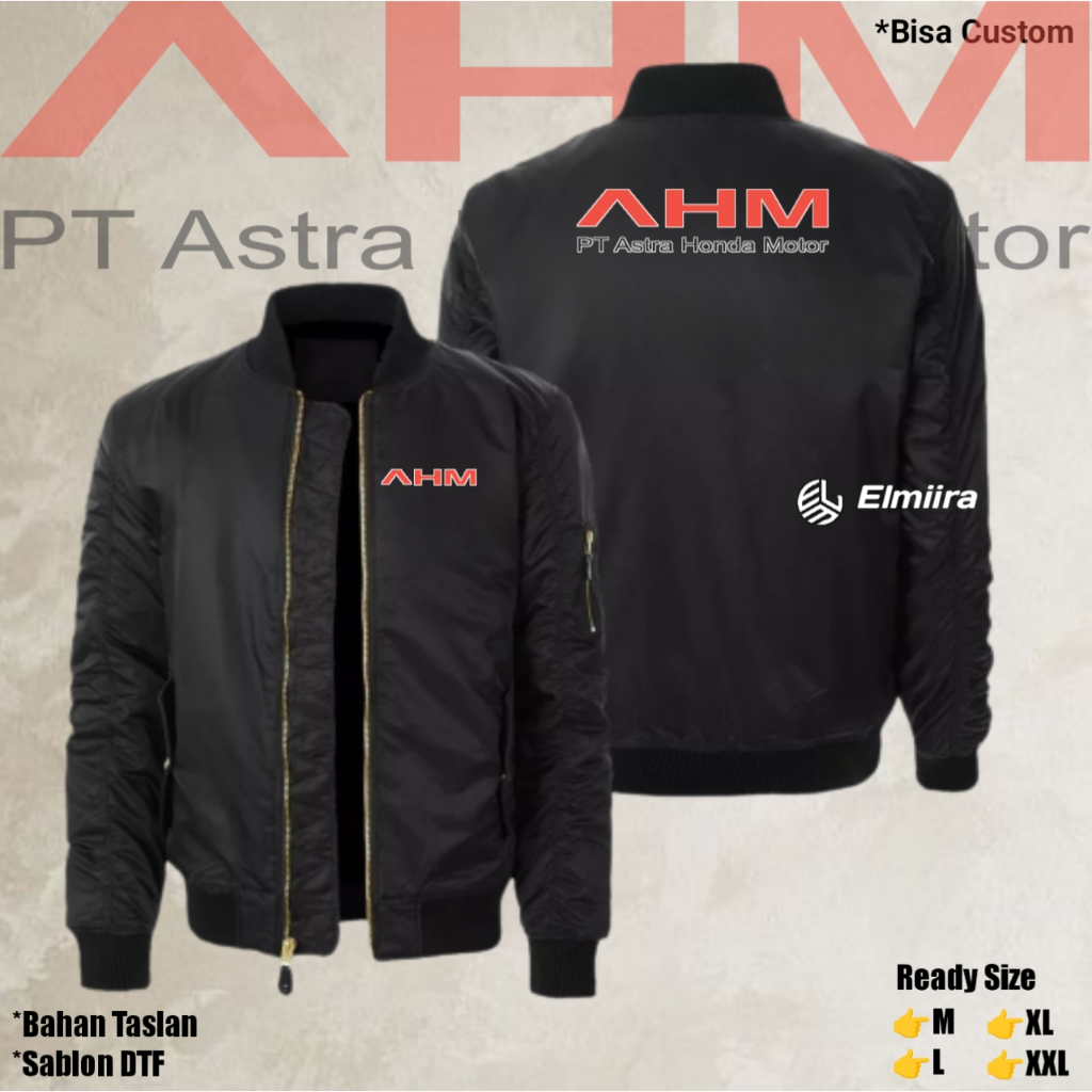 Jaket PT Astra Honda Motors AHM Bomber