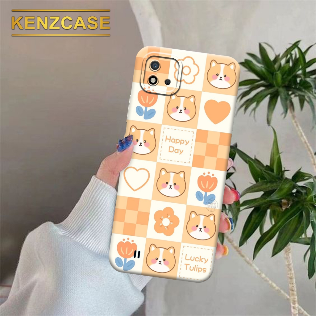 Soft case Hp REALME C11 2021/C20 - KENZCASE- Fashion Case Aesthetic - Silicon - Pelindung Belakang H