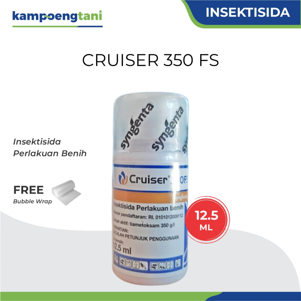Kampoeng Tani - Cruiser 350FS 12,5ml Tiametoksam Insektisida Perlakuan Benih Pembasmi Hama Tanaman