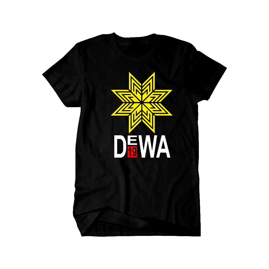 Kalemmerch Kaos Hitam - Logo Dewa 19
