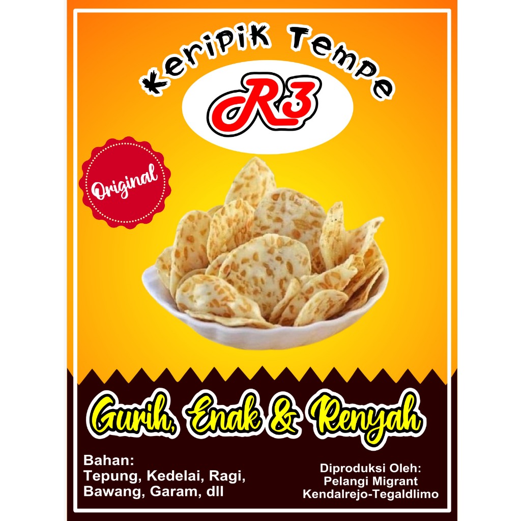 

Keripik Tempe R3 (1 kg)