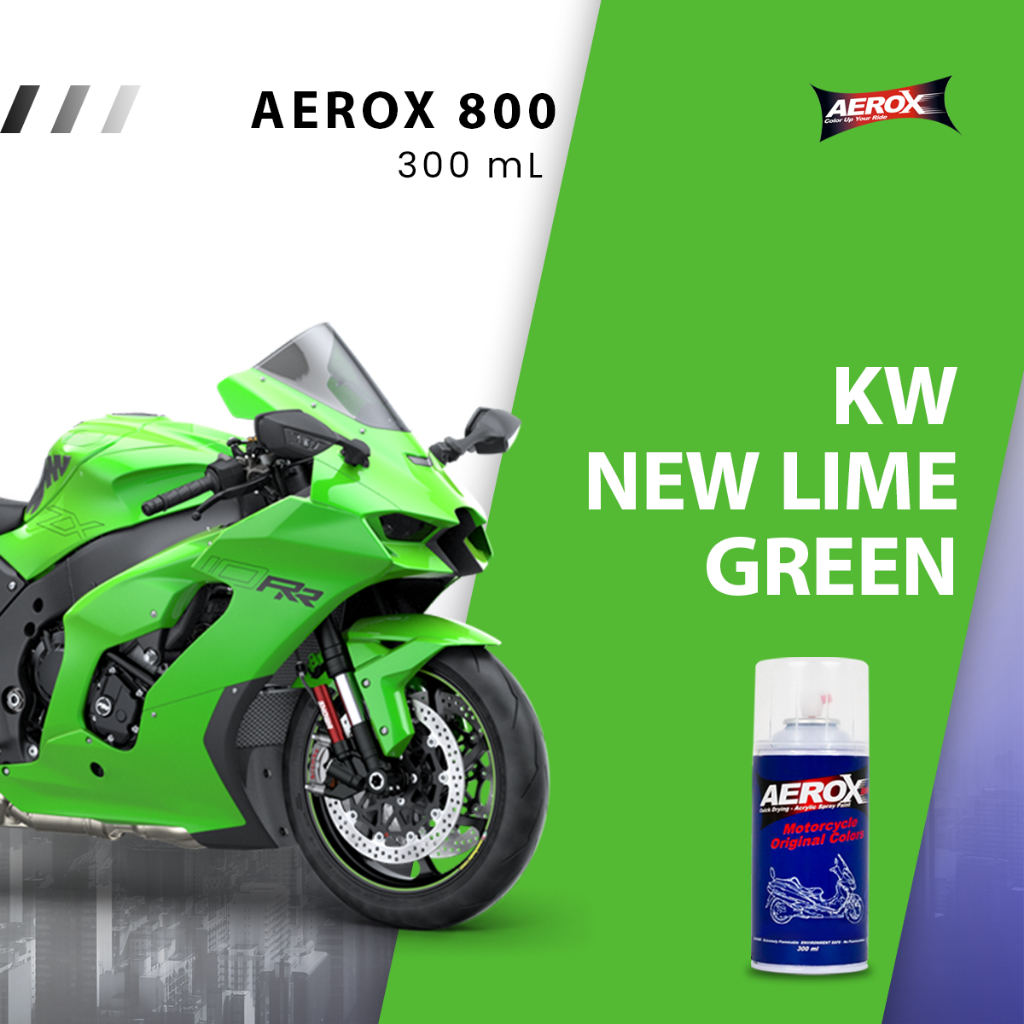 Aerox 800 Cat Semprot - Kawasaki Motor New Lime Green