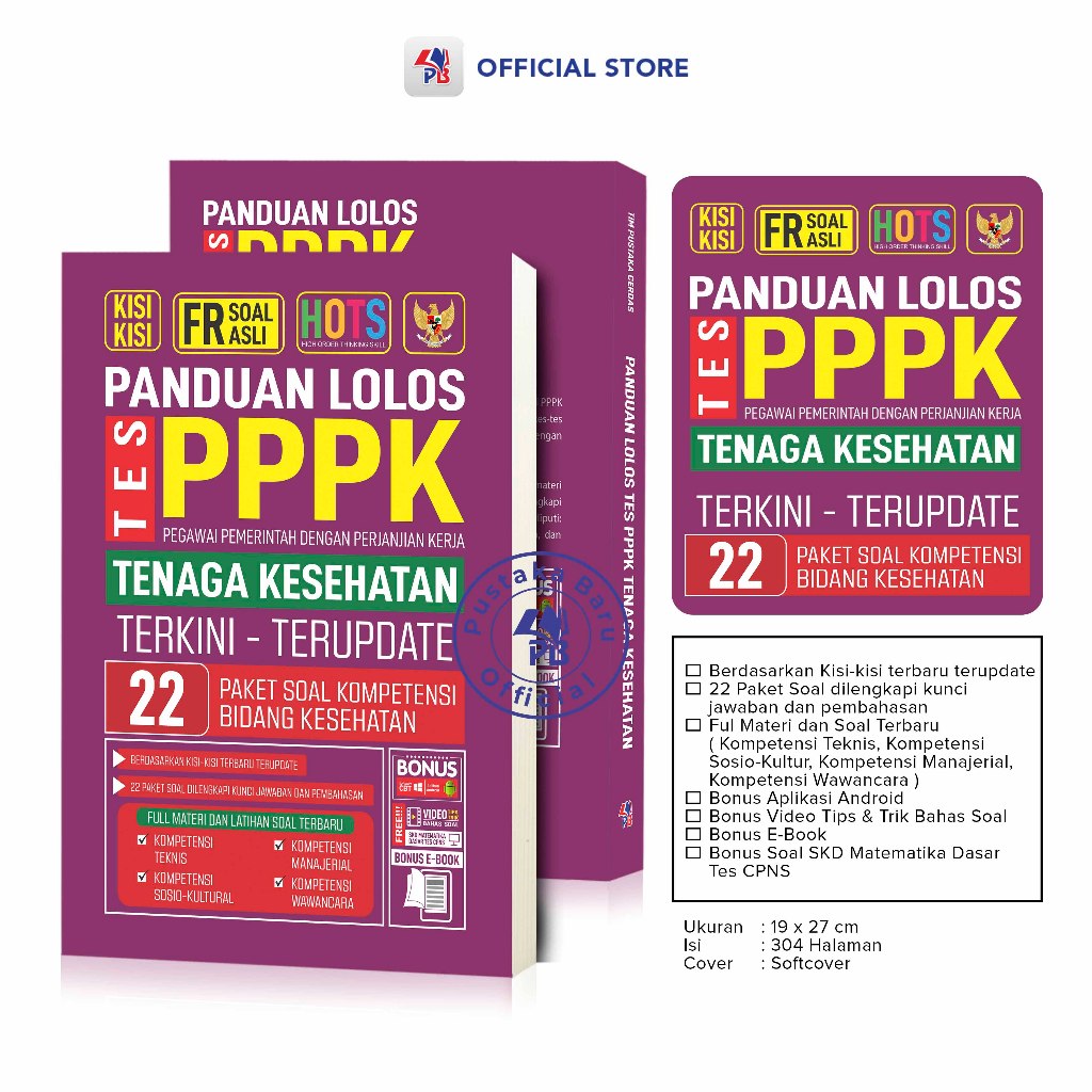Buku Panduan Lolos PPPK Formasi Guru / Tenaga Teknis / Tenaga Kesehatan Terkini Terupdate – FR Soal Asli-5