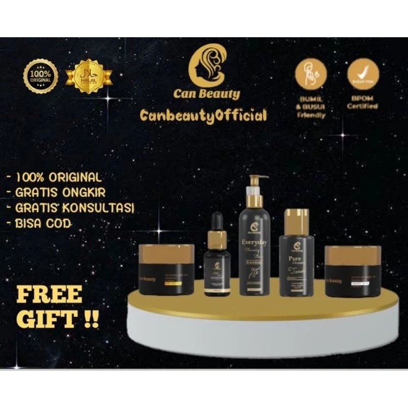 CAN BEAUTY SKINCARE Paket Acne Can beauty BPOM