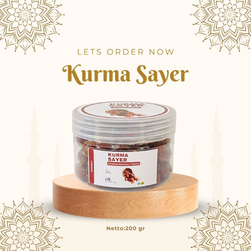 

PREMIUM KURMA SAYER 200 GR