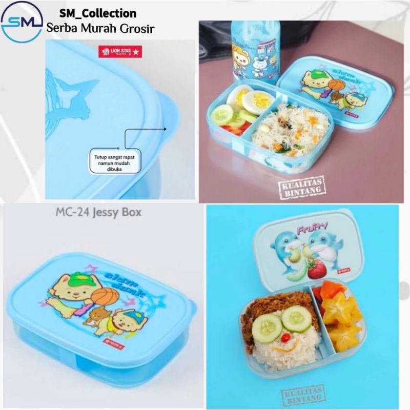 Tempat Bekal/Kotak bekal/Tempat Nasi/Kotak nasi lion Star MC-24