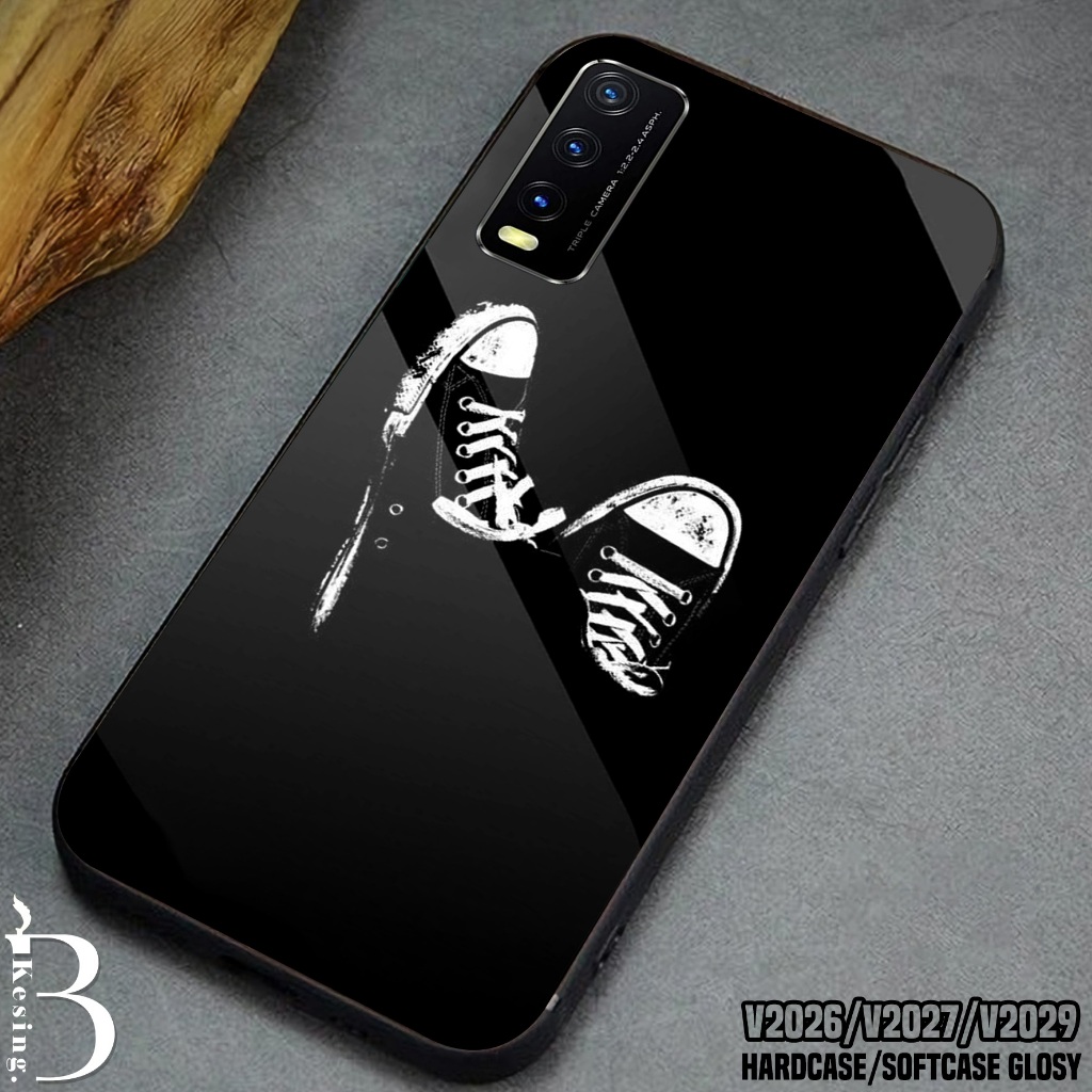 Case VIVO V2029 / V2026 / V2027 - Casing Hp VIVO V2029 / V2026 / V2027 Motif BLCK - Silikon Hp VIVO 