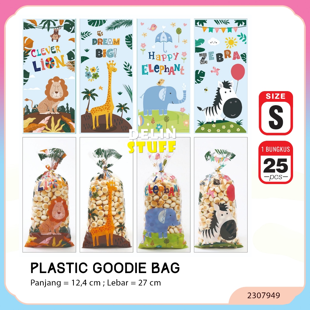 

Plastik Bingkisan Ulang Tahun Motif Animal Tas Bingkisan Ultah Dino Plastik Snack Anak Mermaid Plastik Souvenir Ulang Tahun Mermaid isi 25 pcs (2307949)