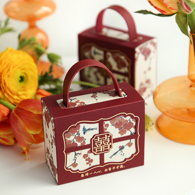 

10PCS KS004 - MAR0N Kotak hampers wedding / sangjit box - Souvenir box